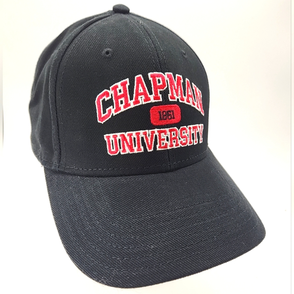 Chapman University Hat Cap Strapback Black College Panthers Dad Adjustable Mens